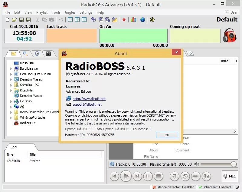Radioboss. Радиобосс. 9. Avaxhome. Radioboss interface images.