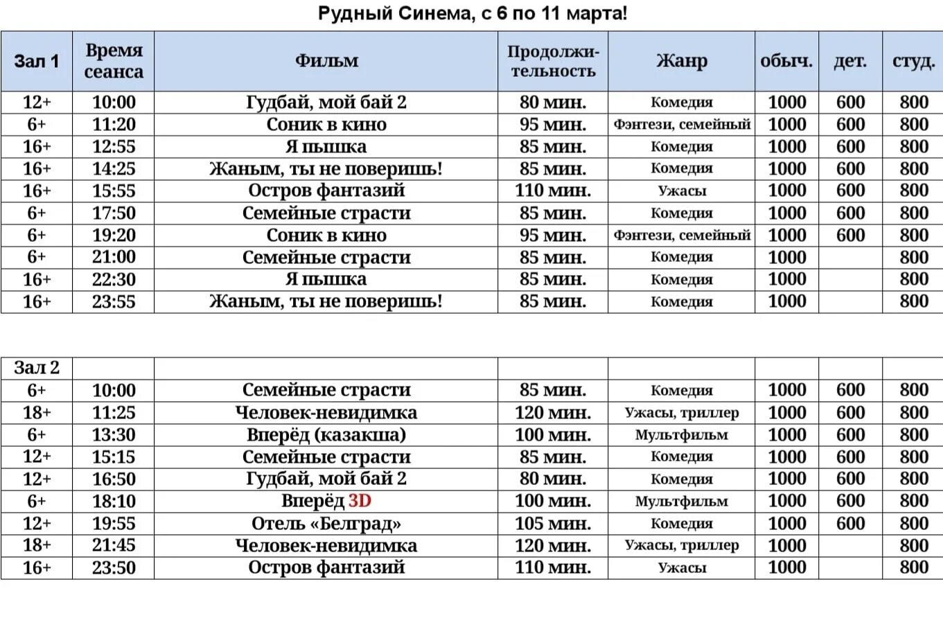 Кинотеатр афиша домодедово расписание. Рудный расписание. Рудный кинотеатр ВЛКСМ. Жасканат расписание Рудный.