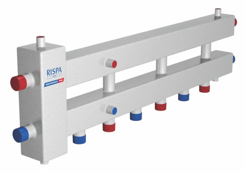Коллектор для котла. Коллектор модульный горизонтальный с гидрострелкой Rispa гру+КМГ 60-7ву. Коллектор с гидрострелкой Rispa гру+кмг60-3вн. Модуль распределительный коллекторный Dial Steel MRK 3х60. Коллектор модульный Rispa с гидрострелкой 3 выхода гру+кмг60-3ву.