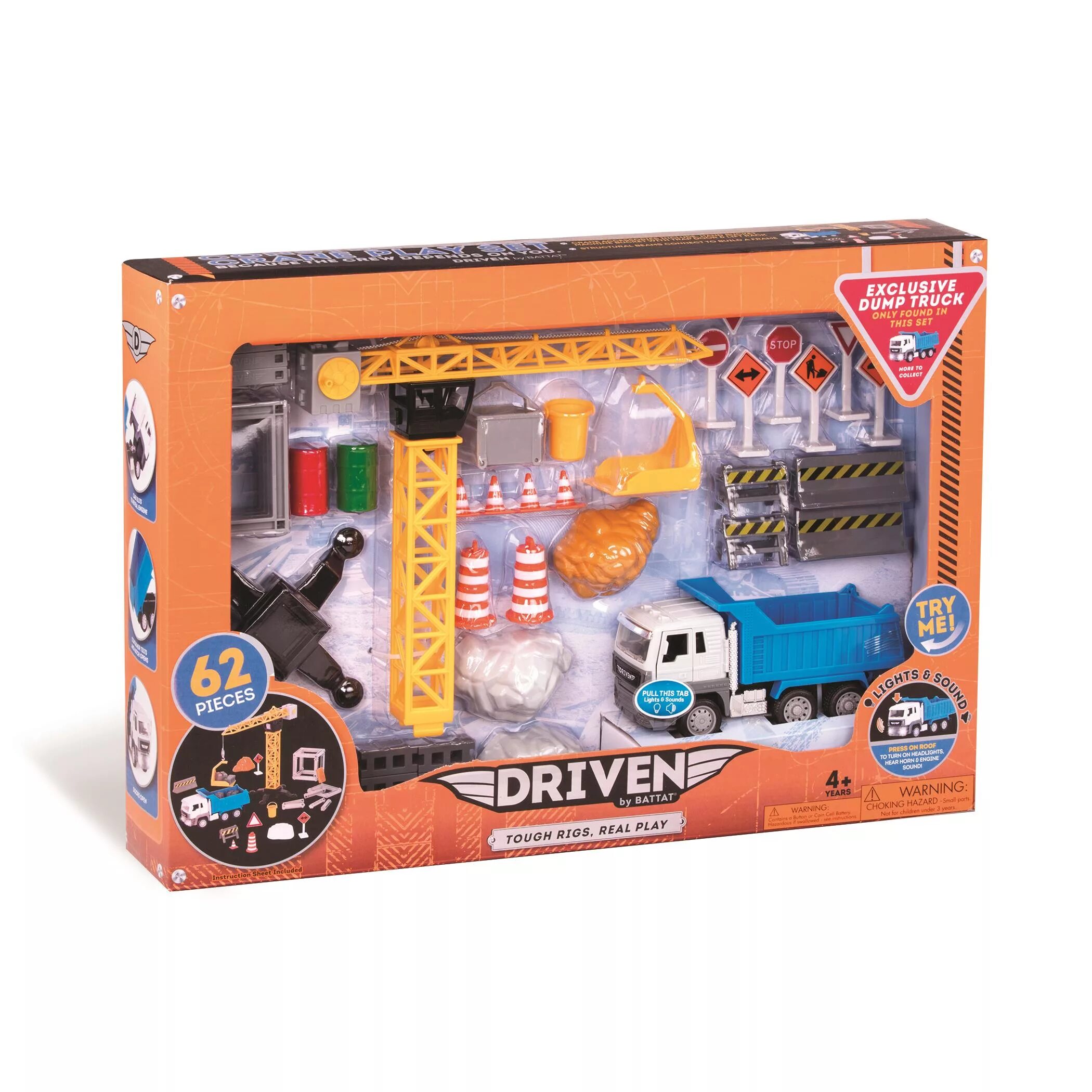 Driven toys. Driven игрушки. dickie toys construction строительная площадка. кран игрушка. wh-1022.