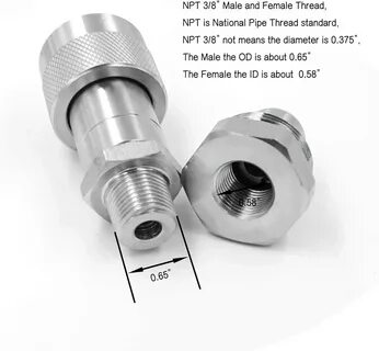 Hydraulic Equipment Fittings Industrial & Scientific 1/4 NPT Thread High Pressur