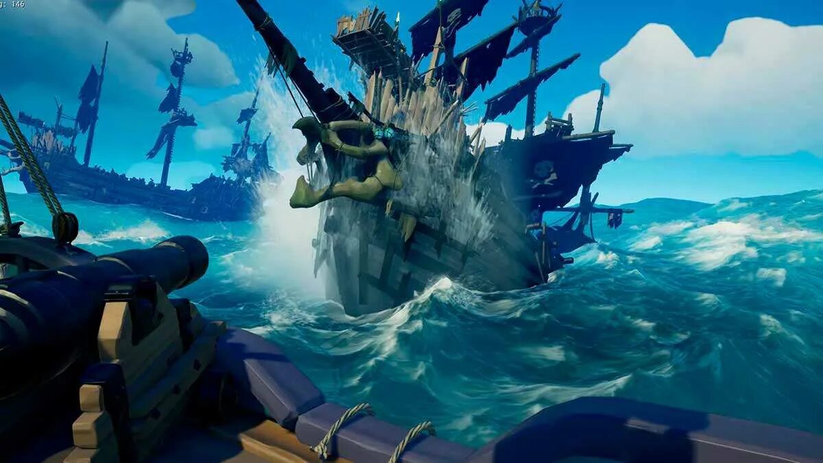 Игра про пиратов Sea of Thieves. Корабль скелетов Sea of Thieves. Sea of Thieves 3. Корабль Костолом Sea of Thieves.