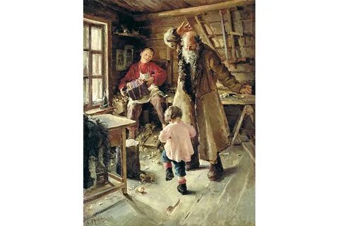 Рассмотрите репродукцию картины а ржевской веселая минутка