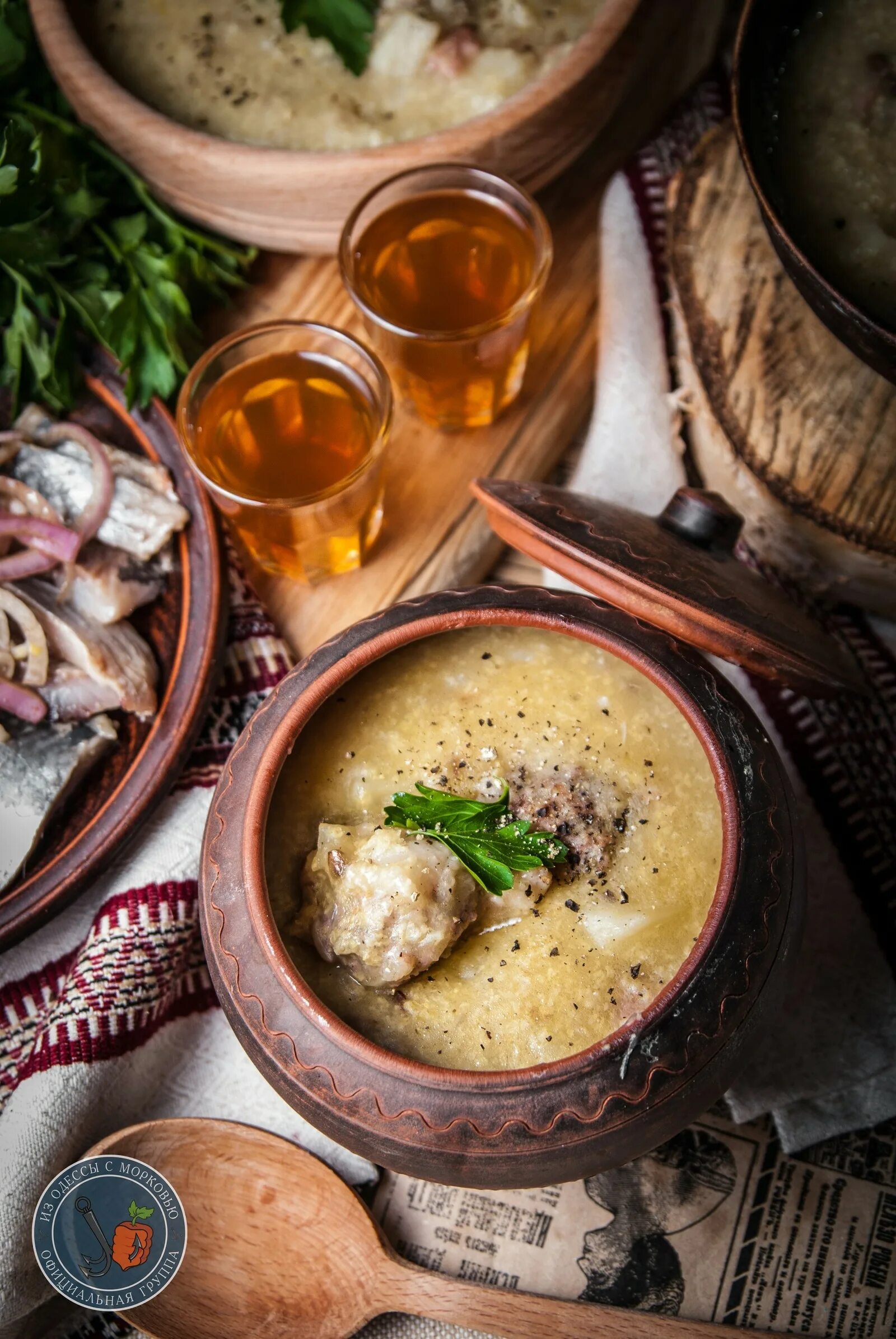 казачья кухня. суп пшенный кулеш. походное блюдо казаков. казаки кулеш. традиционная русска кухня.