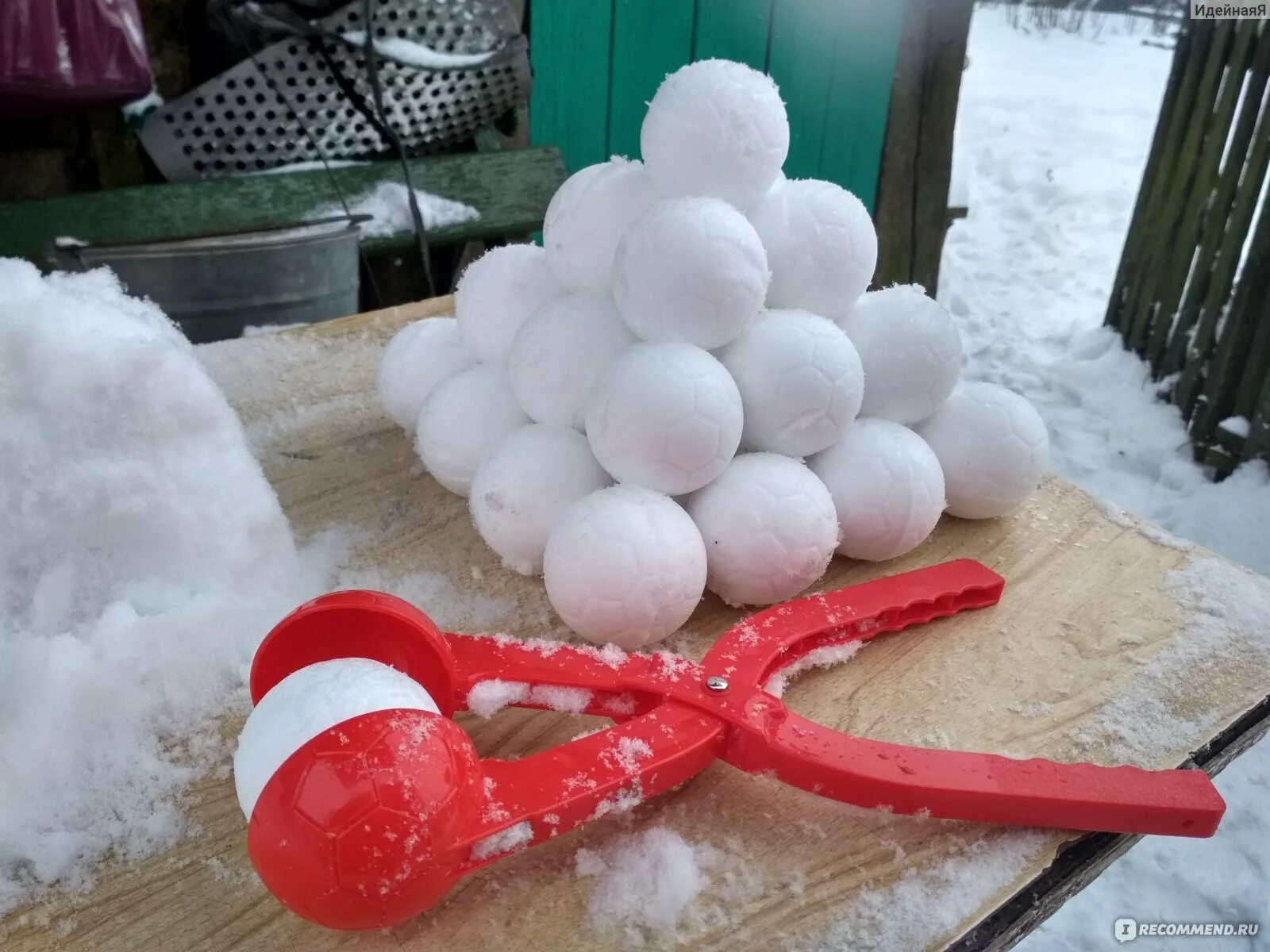 Виды снежков