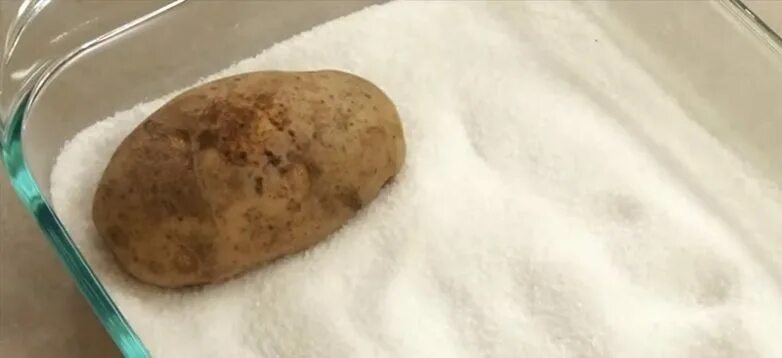 Запечь картошку в соли. Запечь картошку в соли