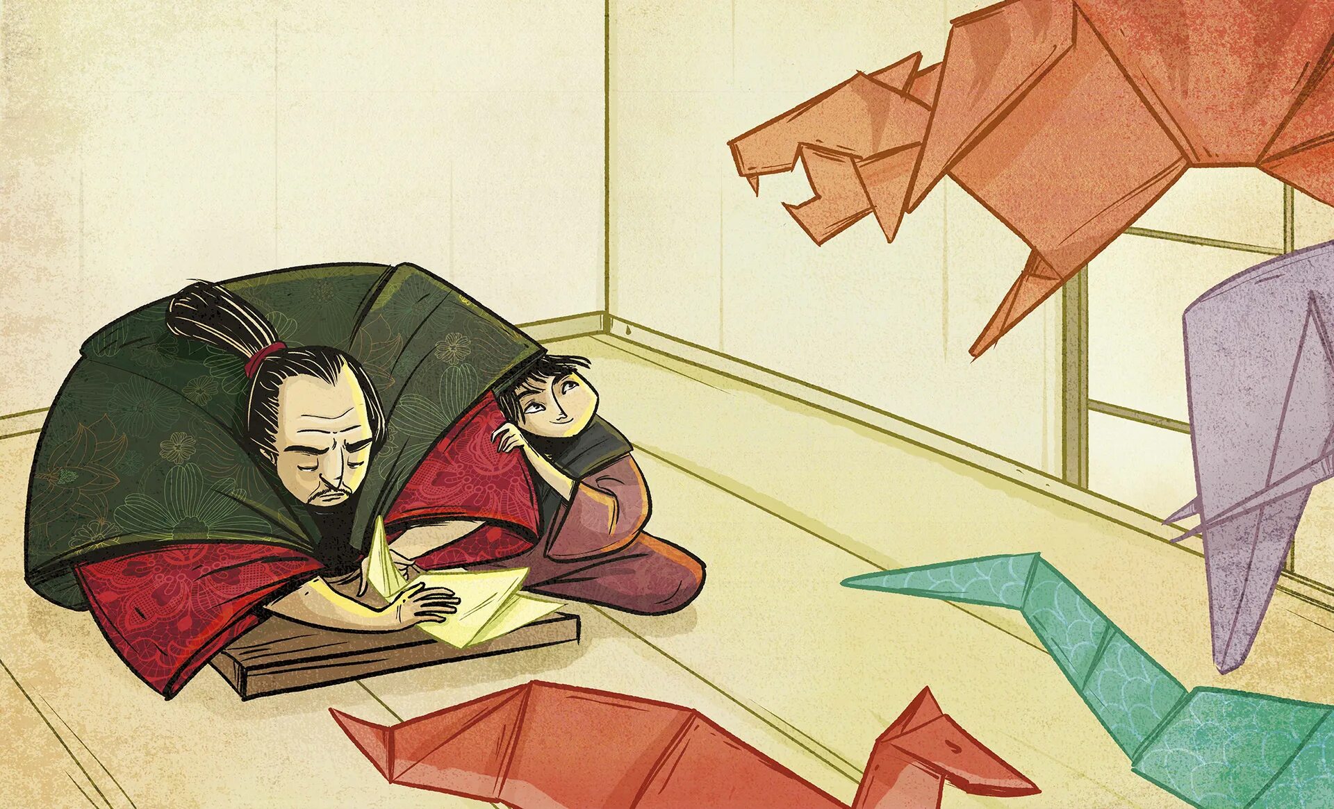 В какой стране появилось искусство оригами впервые. Оригами Япония. Японское искусство оригами. Оригами древнее искусство Японии. Искусство оригами в Японии.