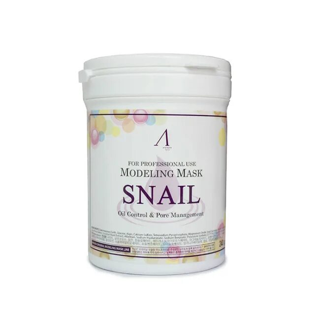 Anskin Snail Modeling Mask. Маска альгинатная с улиточным муцином - Anskin Snail Modeling Mask 240 гр. Маска альгинатная (банка) Anskin Modeling Mask 240гр. АН Original маска Pearl Modeling Mask / Container 240гр.