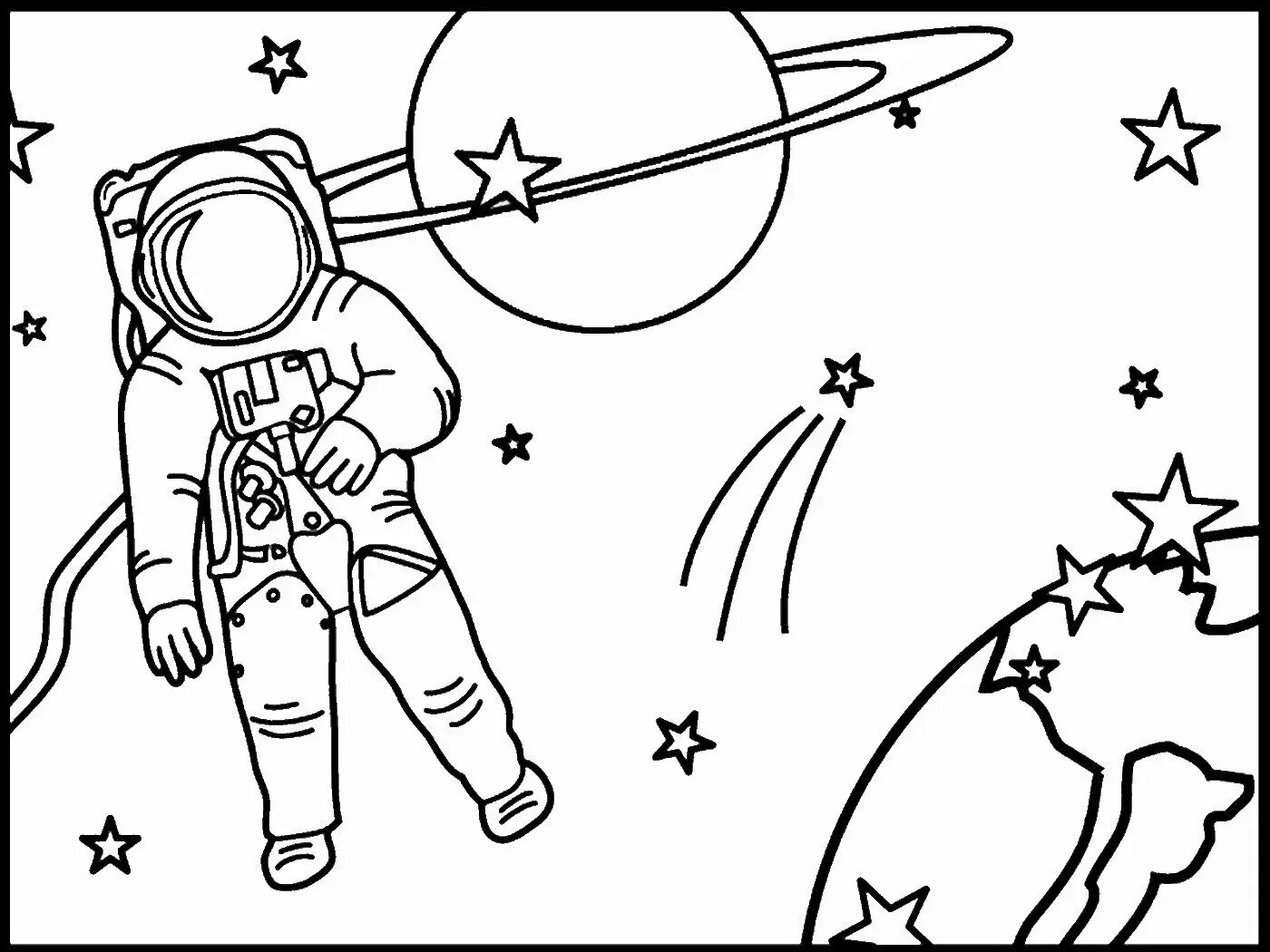 Рисунок ко дню космонавтики карандашом для срисовки. Раскраска. В космосе. Космос раскраска для детей. Космические раскраски для детей. Раскраска про космос и Космонавтов для детей.