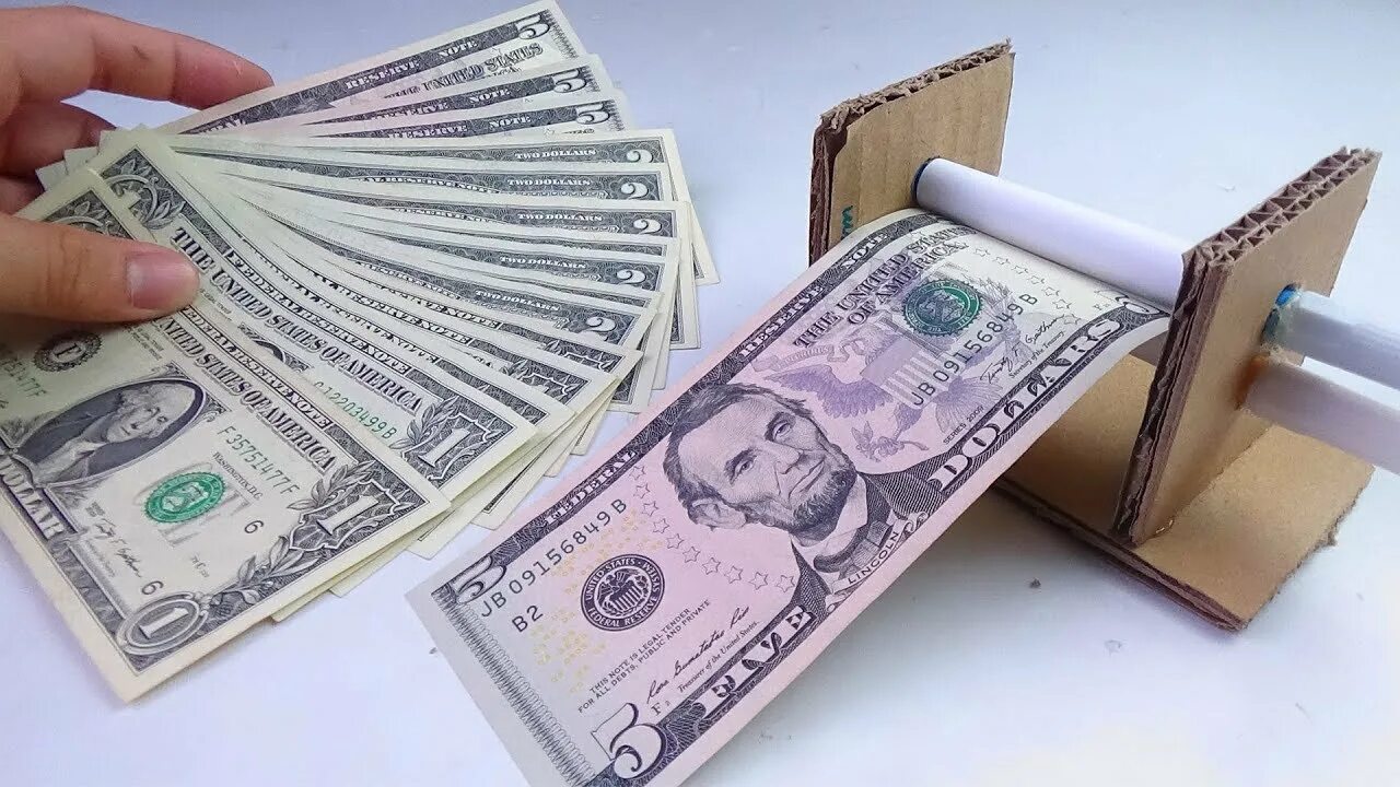 Покажи как деньги делают настоящие