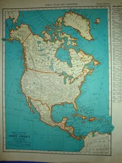 Северная америка атлас карта