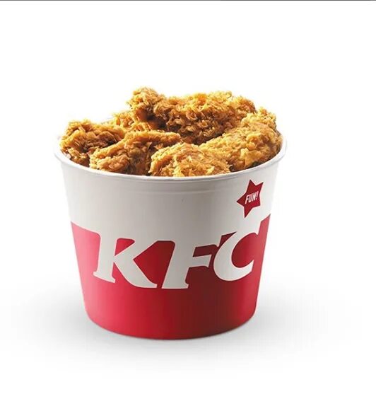 Ланч сургут. Курочка KFC. Байтсы острые.