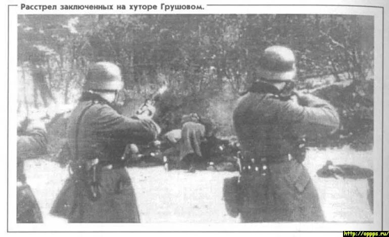 Расстрелянные партизаны