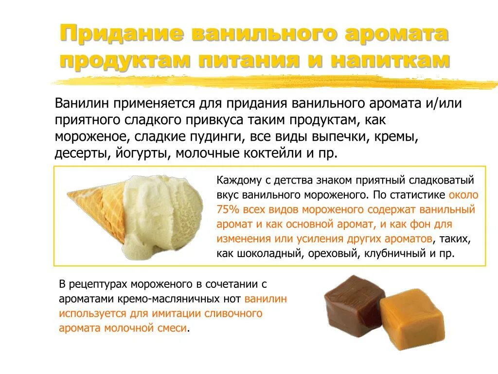 Что значит запах ванили. Вкус и запах ванилина. Ванилин в пищевых продуктах. Сладости с ванилином виды. Ванилин и ванильный крем.