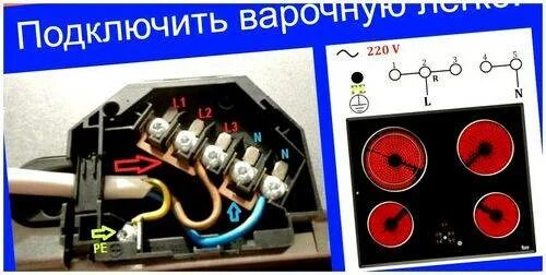 Как подключить варочную поверхность и духовой