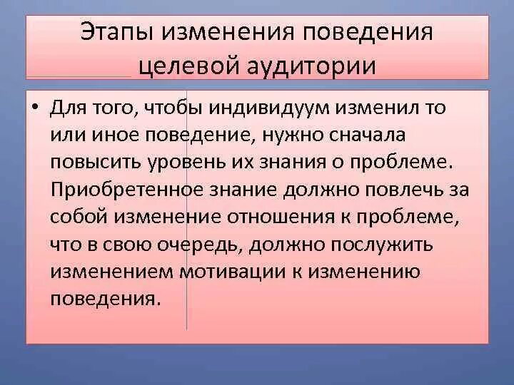 Стойкое изменение поведения участника это. Изменение поведения. Стадии изменения поведения. Изменения в поведении примеры. Изменение поведения целевой аудитории что это.