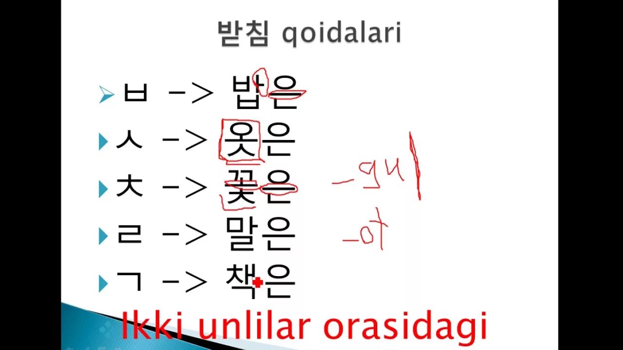 Koreys tilini o rganish. Корейс тили. koreys darsligi. корейс тили алифбоси. koreys tilini o&#039;rganish 1-dars.