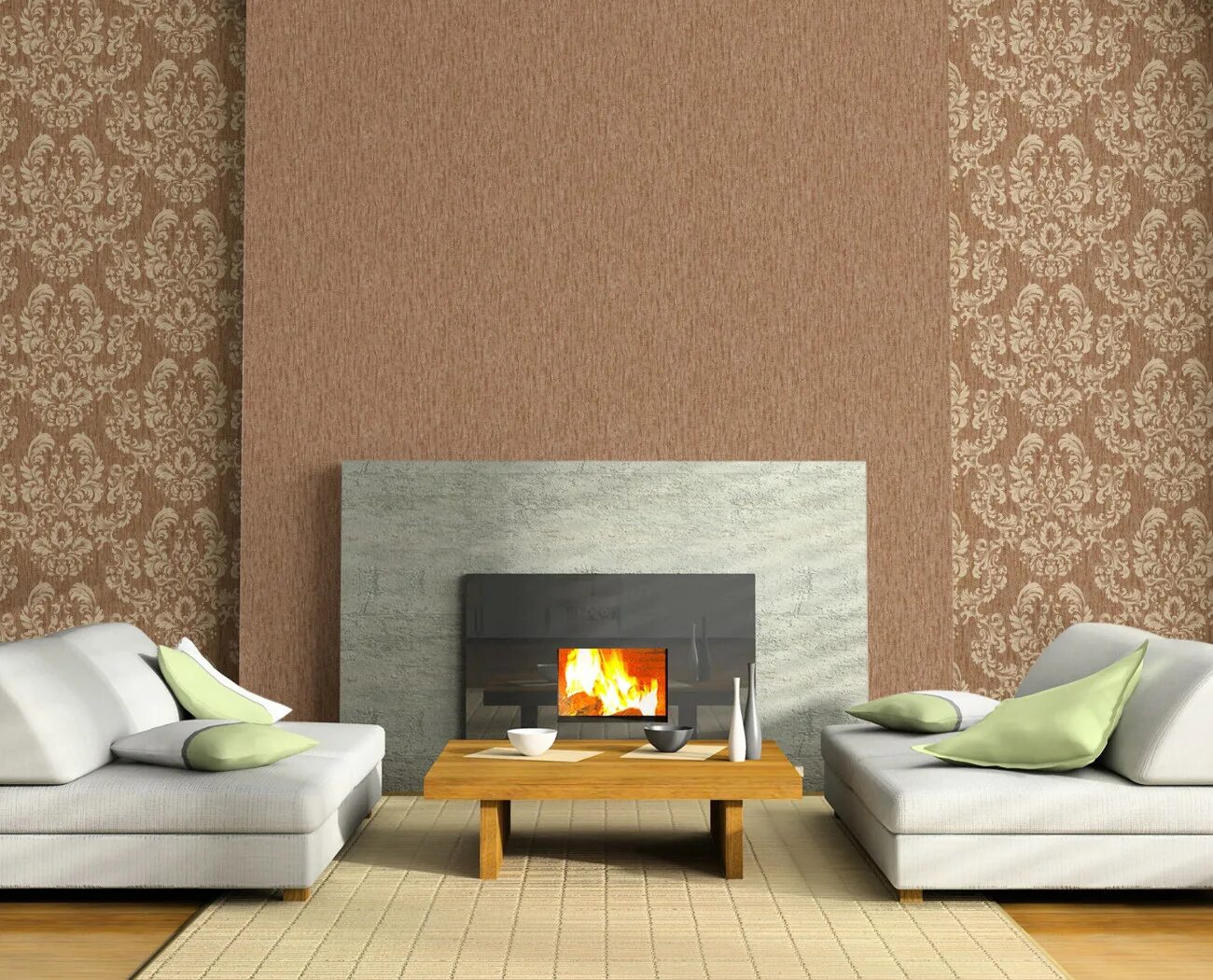 Модные обои. Обойный магазин. Обои в гостиную. Современные обои для зала. Рулоны обоев для стен.