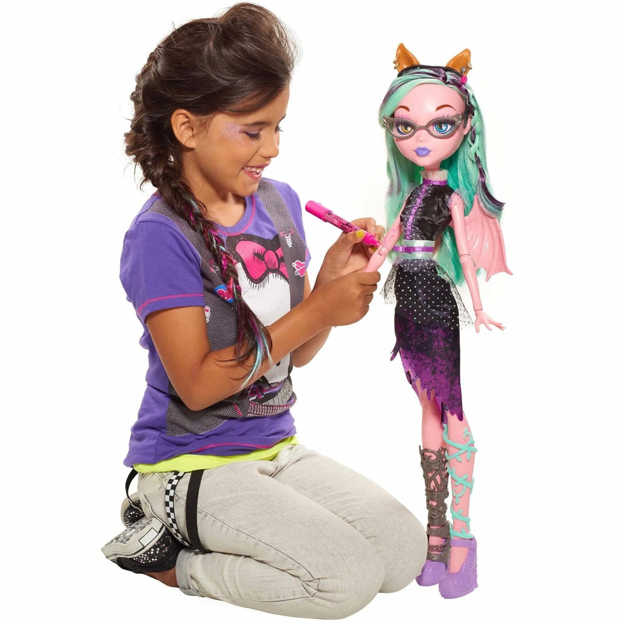 Хай высокий. Monster High 70 см Freaky friend. Monster High 70 см Freaky friend розовая. Monster High куклы. Кукла монстр Хай 70 см.