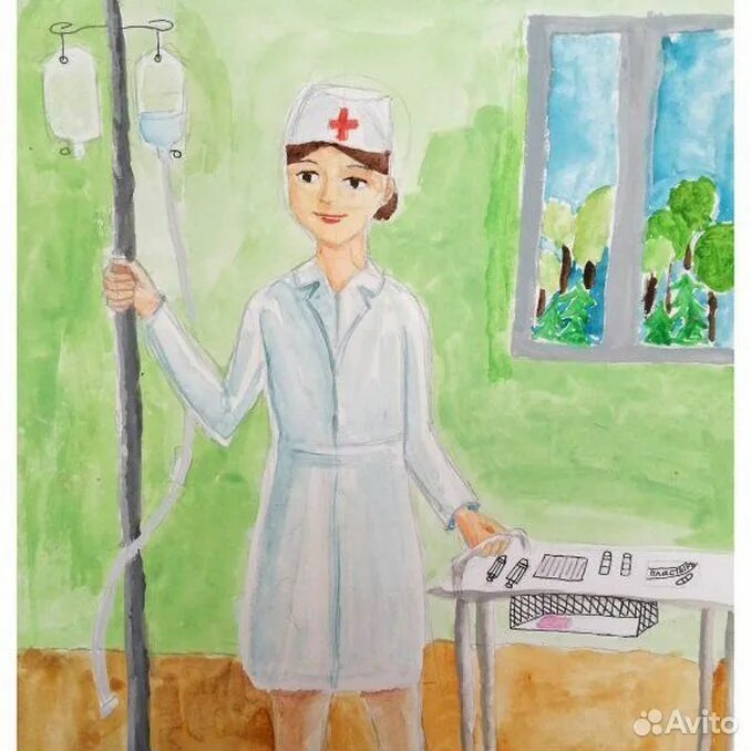 Рисунок на тему профессия. Медицинская сестра рисунок. Рисунки на медицинскую тему. Медсестра рисунок для детей. Рисунки на медицинскую тему.