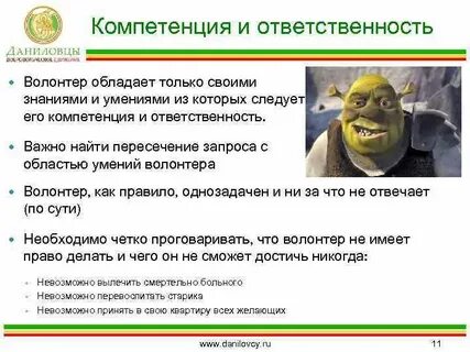 Компетенции волонтера