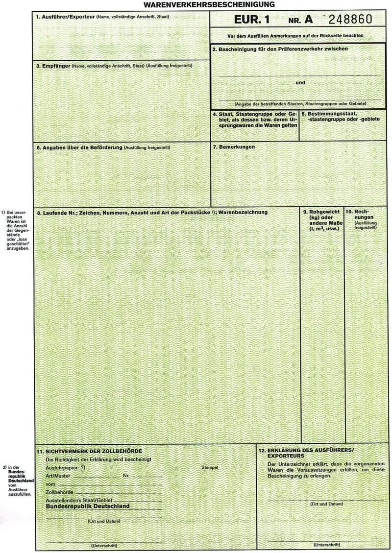 Export documents