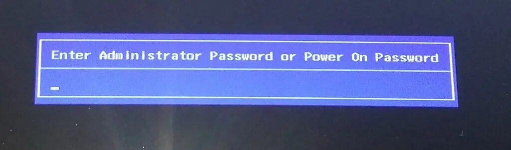 Admin enter. Enter Power on password что. Enter Administrator password or Power on password.