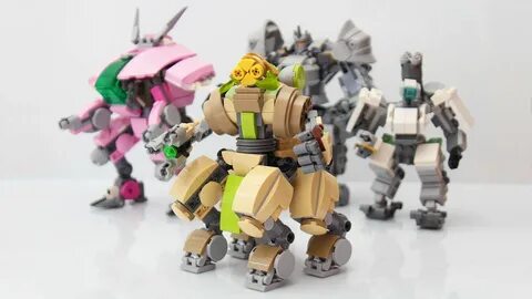 Lego Overwatch Orisa MOC Lego design, Lego, Cool lego creations