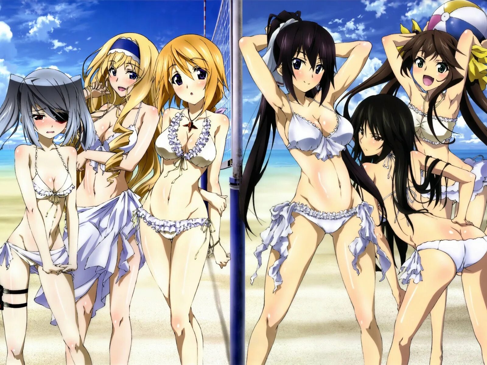 Гарем из 100 девушек. Гарем из 100 девушек. Идолмастер lipps. Аниме гарем в купальниках. Аниме идолмастер гарем.