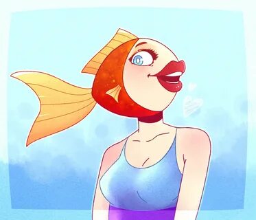 Рисунки с рыбоголовой русалкой. / В синем море в белой пене :: Советские мультфи