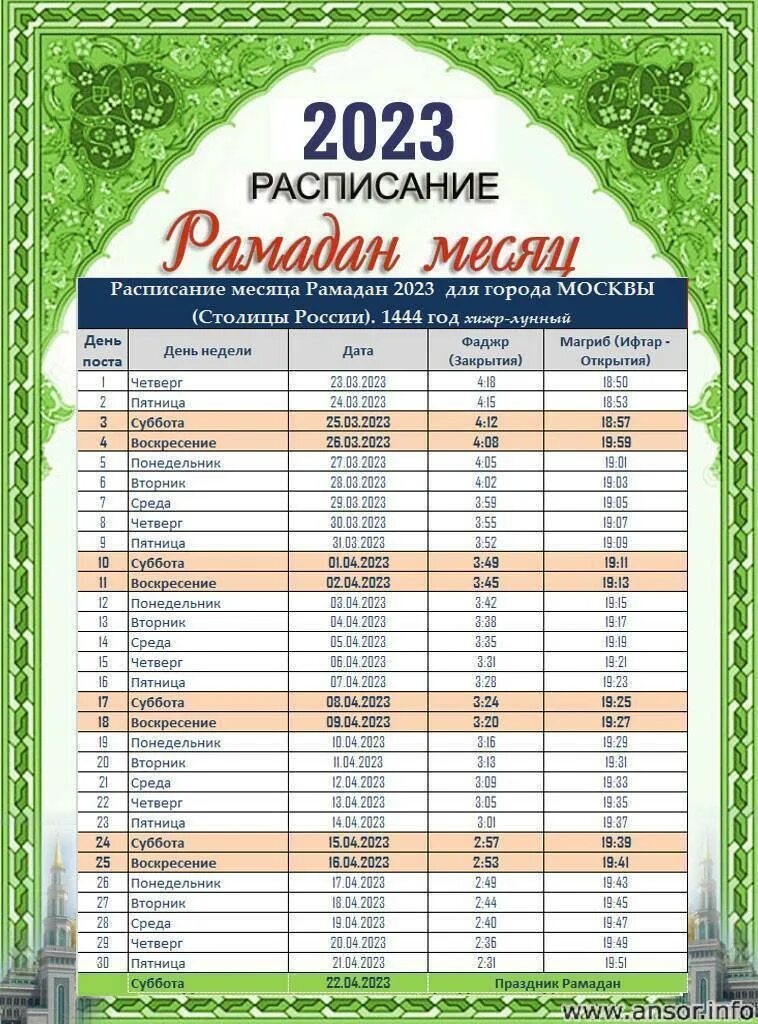 Рамазон 2024 год календарь. Календарь Рамадан 2023 в Москве. График Рамадана в Москве 2023г. Расписание Рамадана 2023 в Москве. Расписание Рамадан 2023 года Москва.