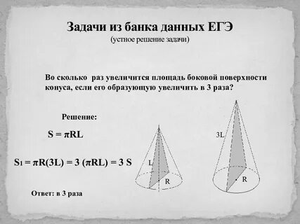 Конус в 9 раз