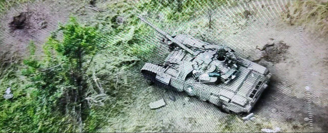 Подбитая натовская техника. БМП cv90.