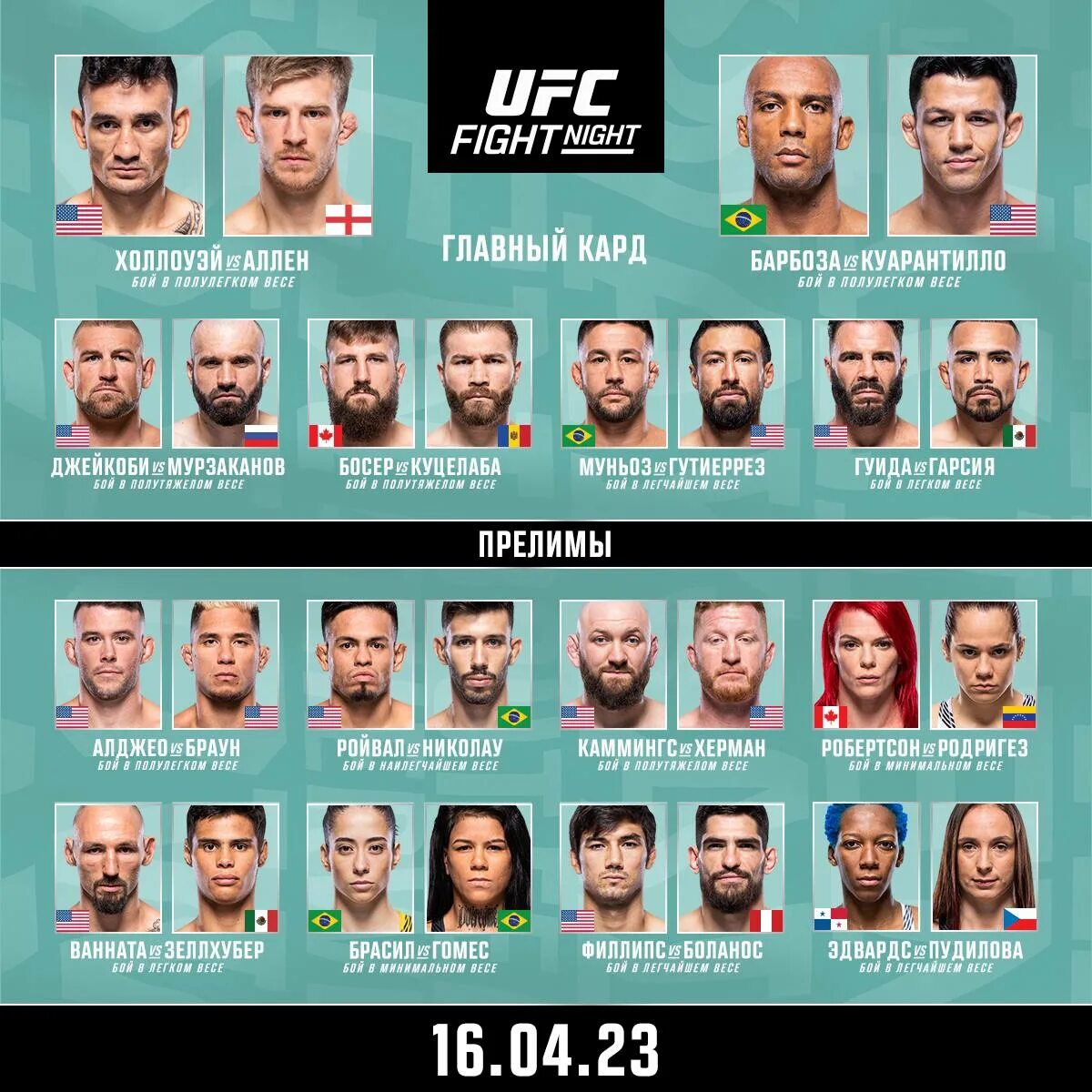Ufc on espn прямая трансляция
