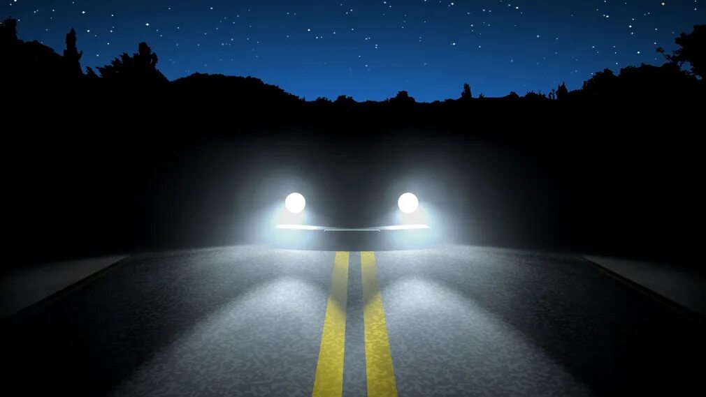 Включи свет лучше. Свет фар на дороге. Машина свет фар. Свет фар ночью. Фары автомобиля ночью.