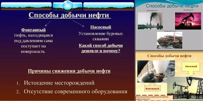 методы добычи нефти