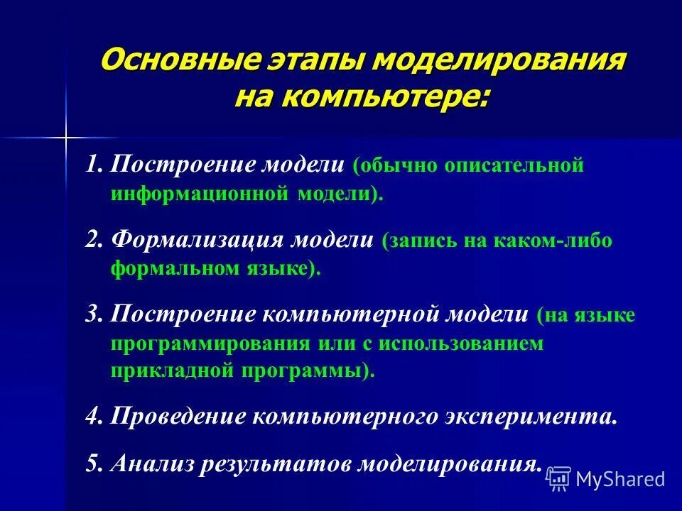 Модель и моделирование вопросы. Основные этапы моделирования на компьютере. основных этапов моделирования. моделирование этапы моделирования. основные стадии моделирования.