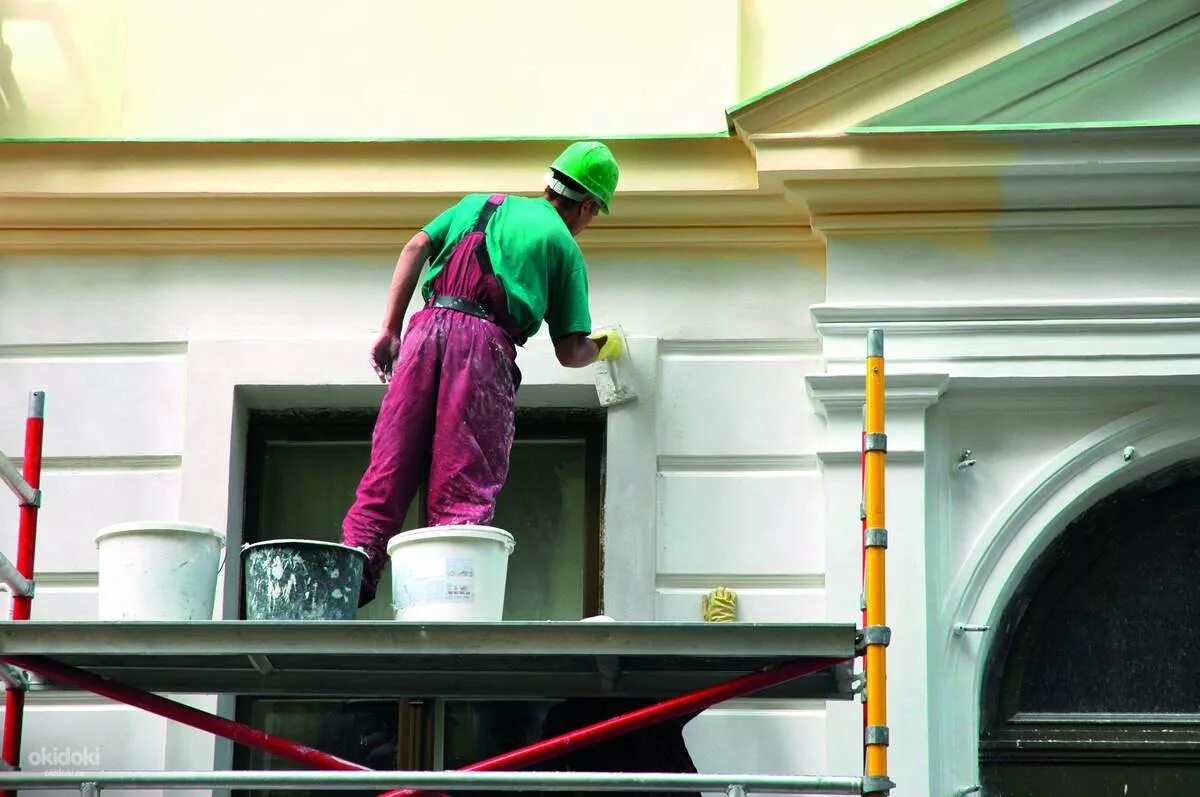 Реконструкция фасада здания. Обследование фасадов. Восстановили фасад. Отремонтированный фасад. Реставрация зданий.