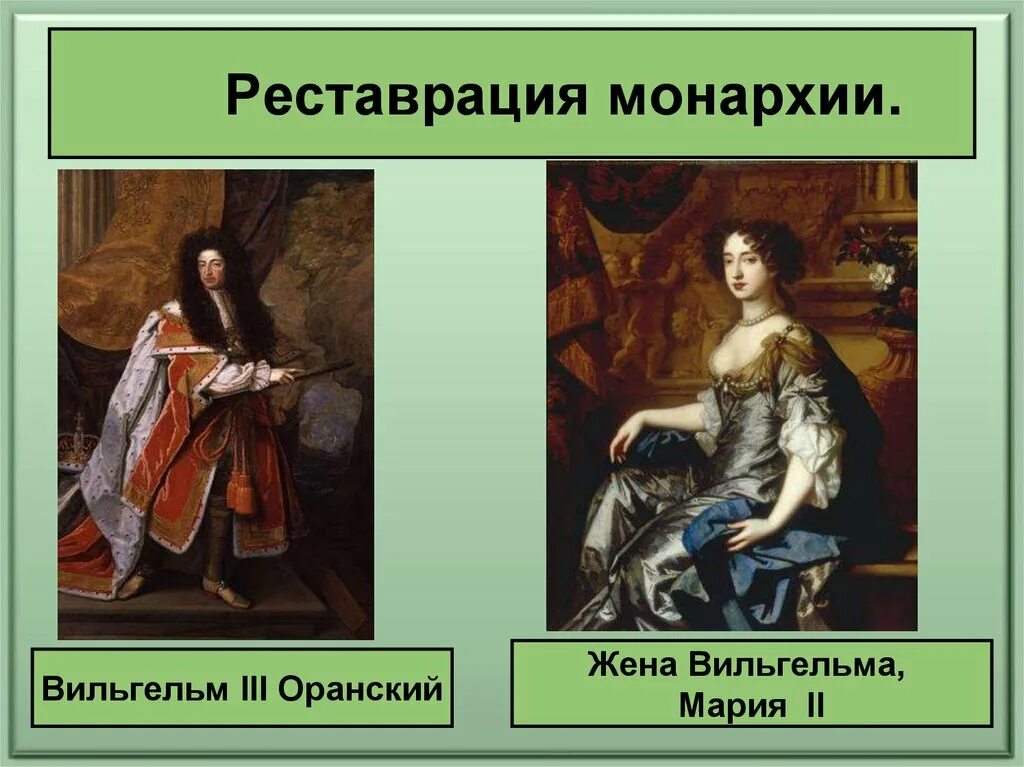 Процессы феодальной реакции и монархической реставрации