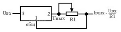 Lm317 стабилизатор тока схема