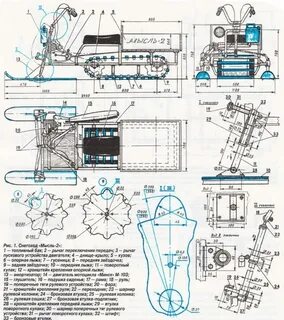 Самодельный снегоход чертежи