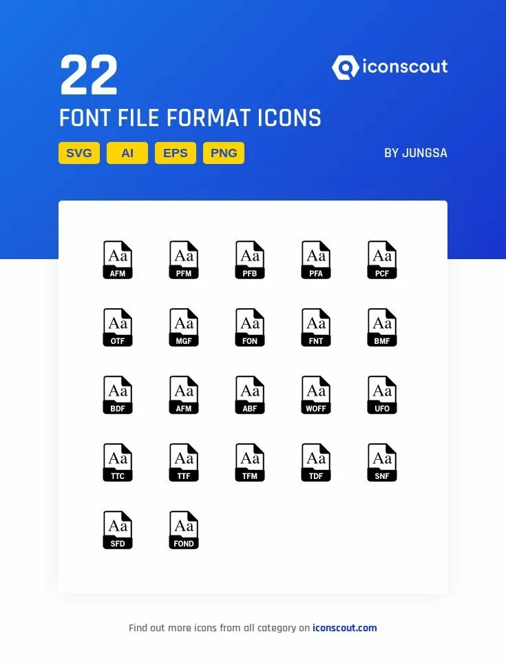 Формат файла шрифтов. Font file.