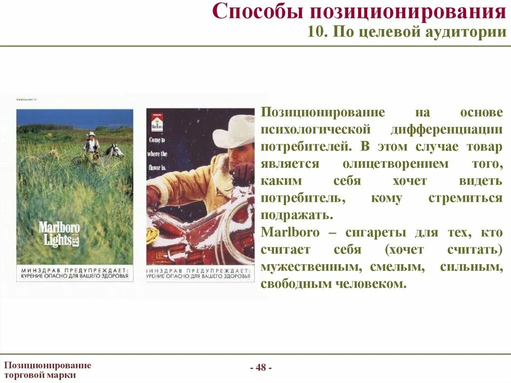 Дифференциация позиционирования