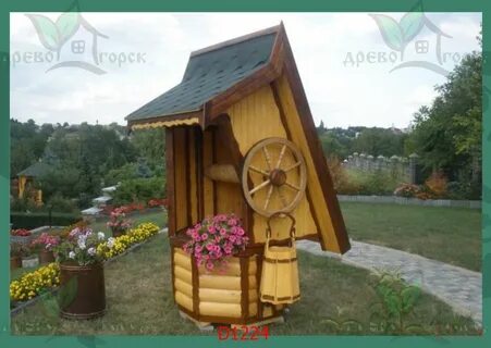 Красивые колодцы своими руками
