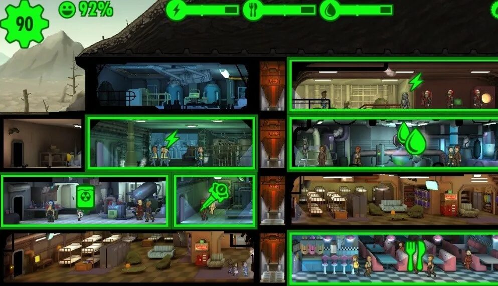 Fallout shelter версия. Shelter игра убежище. fallout shelter бункер. комната смотрителя fallout shelter.