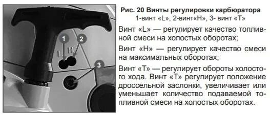 Что означает буквы на бензопиле