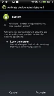 Device admin