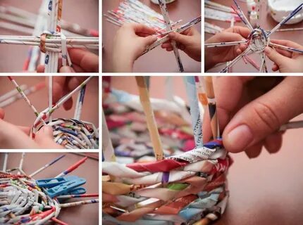 Плетение из трубочек для начинающих
