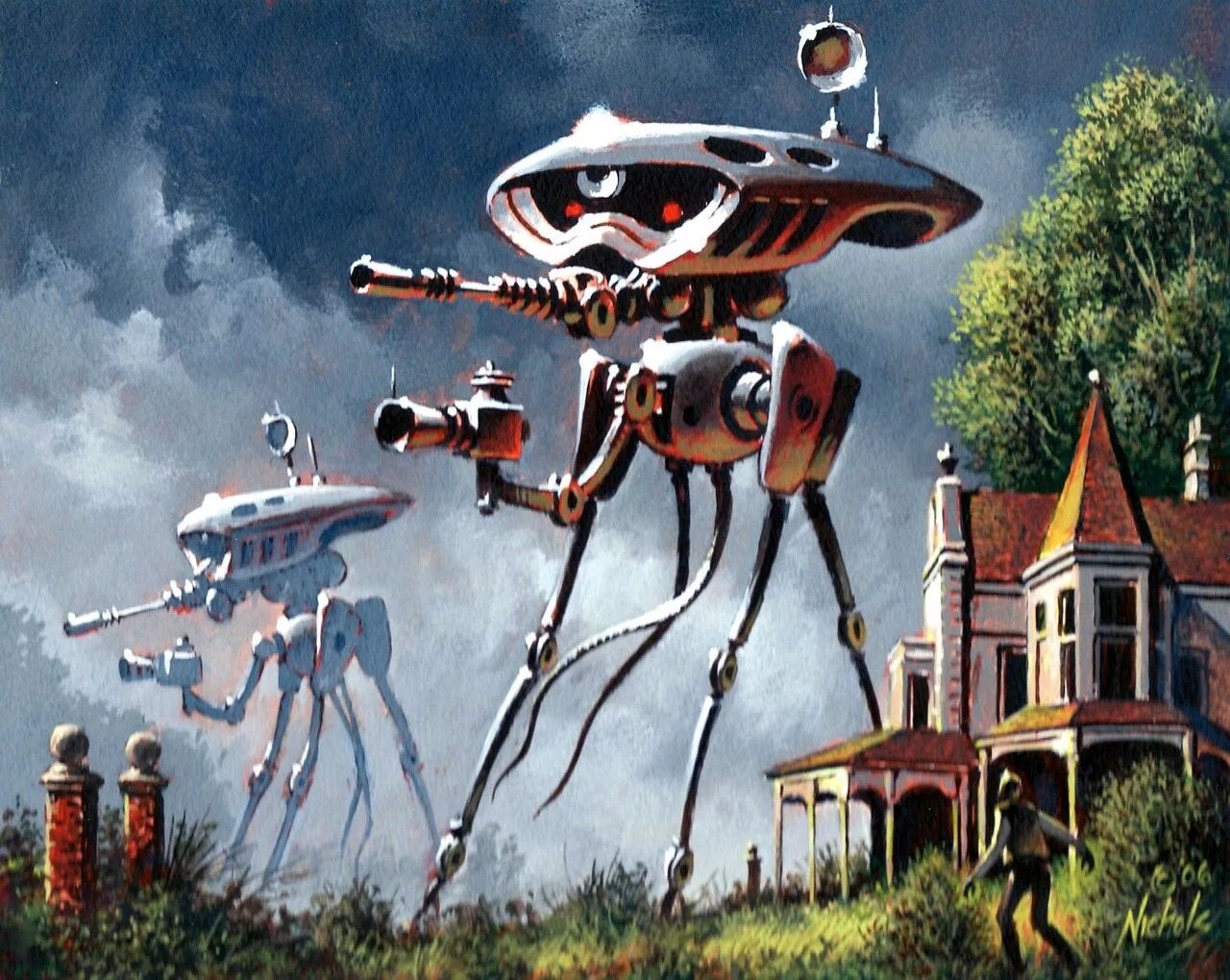 Война миров как выглядят инопланетяне War-of-the-Worlds-Martian by https:///davesrightmind on @Devia