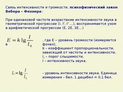 Интенсивность аппарата